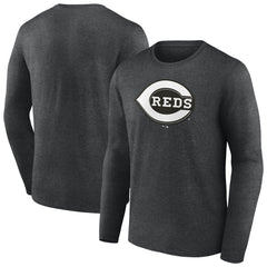 Cincinnati Reds Monochrome Long Sleeve T-Shirt Sale