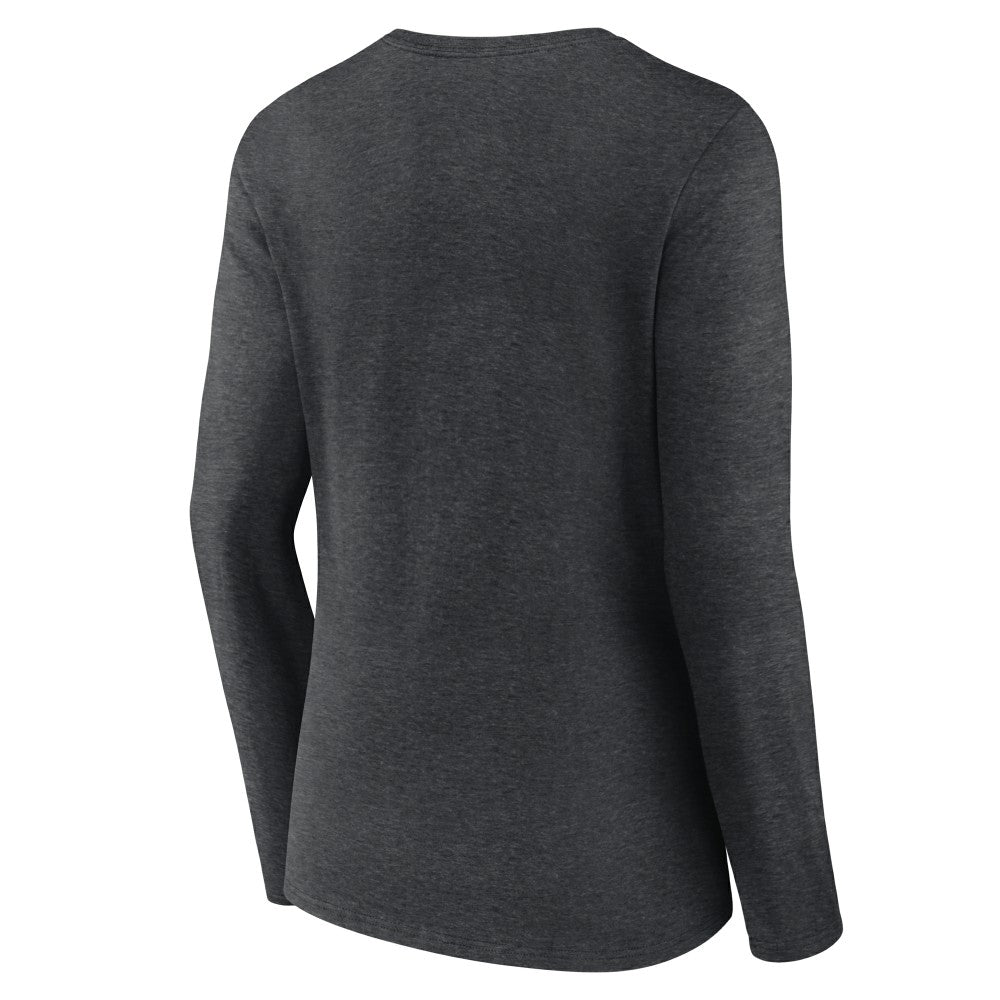 Cincinnati Reds Women's Monochrome Long Sleeve V-Neck T-Shirt for sale