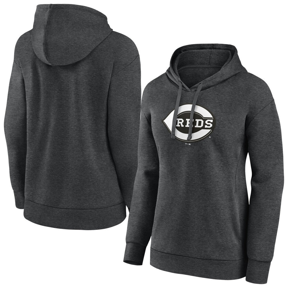 Cincinnati Reds Women's Monochrome Pullover Hoodie Online