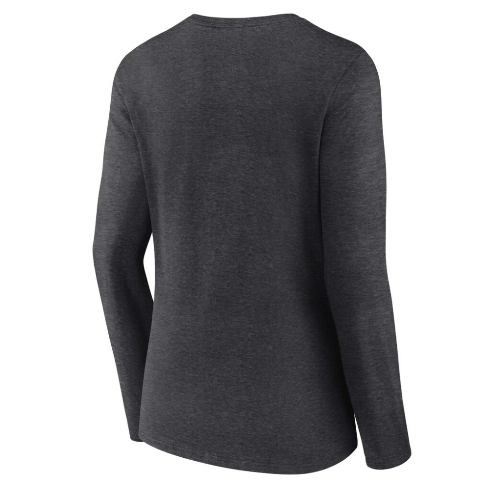 Cleveland Guardians Women's Monochrome Long Sleeve V-Neck T-Shirt Outlet