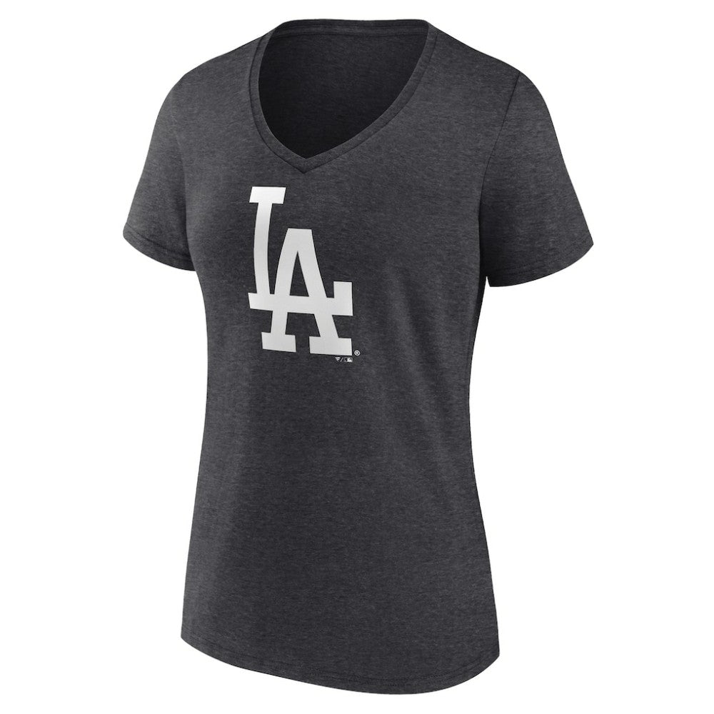 Los Angeles Dodgers Women's Monochrome V-Neck T-Shirt Sale