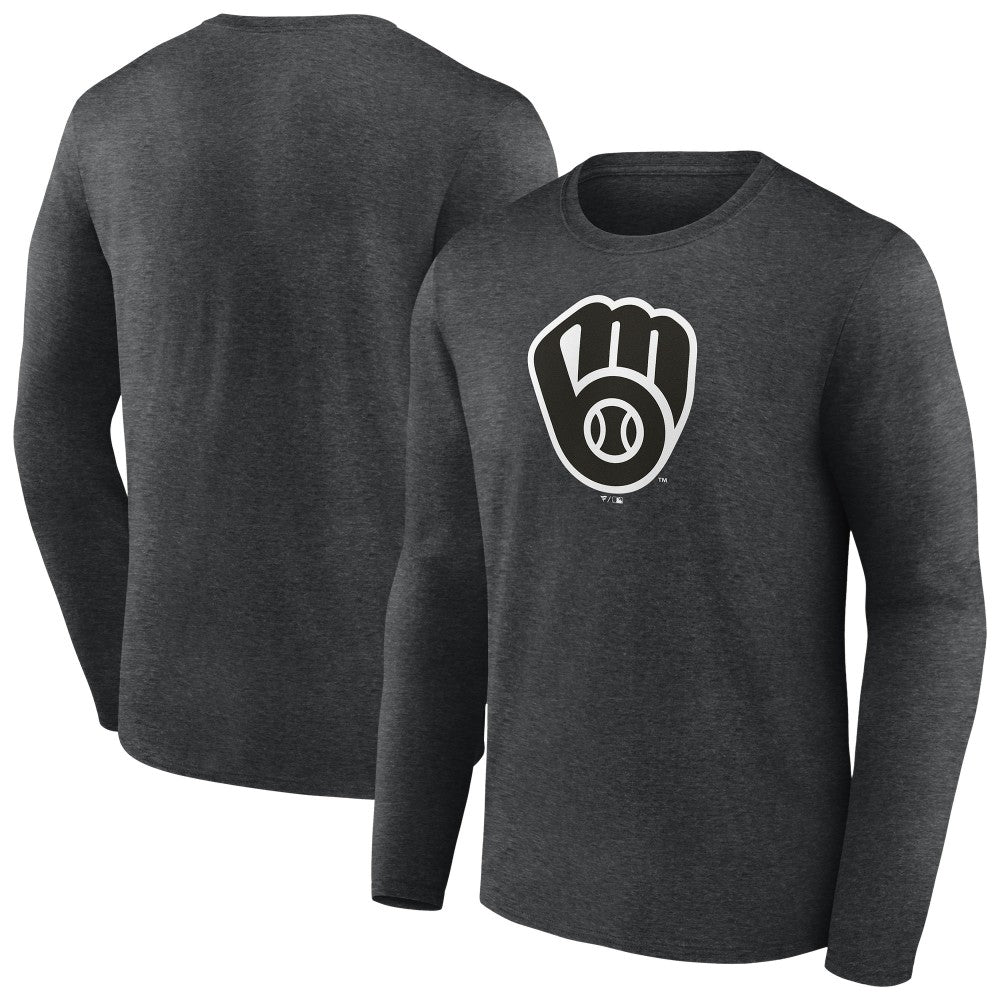 Milwaukee Brewers Monochrome Long Sleeve T-Shirt for sale