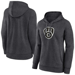 Milwaukee Brewers Women's Monochrome Pullover Hoodie for sale