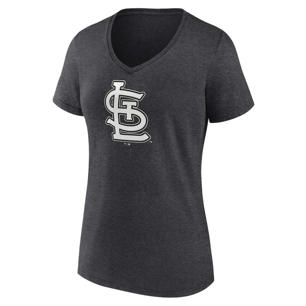 St. Louis Cardinals Women's Monochrome V-Neck T-Shirt Discount