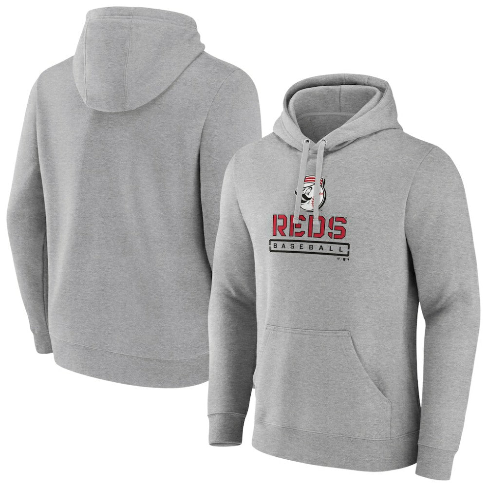 Cincinnati Reds Evanston Stencil Pullover Hoodie Near Me