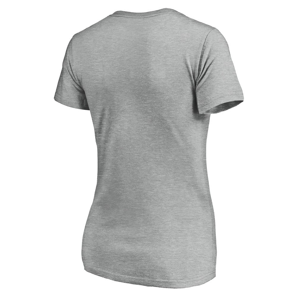 Cincinnati Reds Women's Evanston Stencil V-Neck T-Shirt Outlet