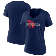Cleveland Guardians Women's Stellar V-Neck T-Shirt Discount