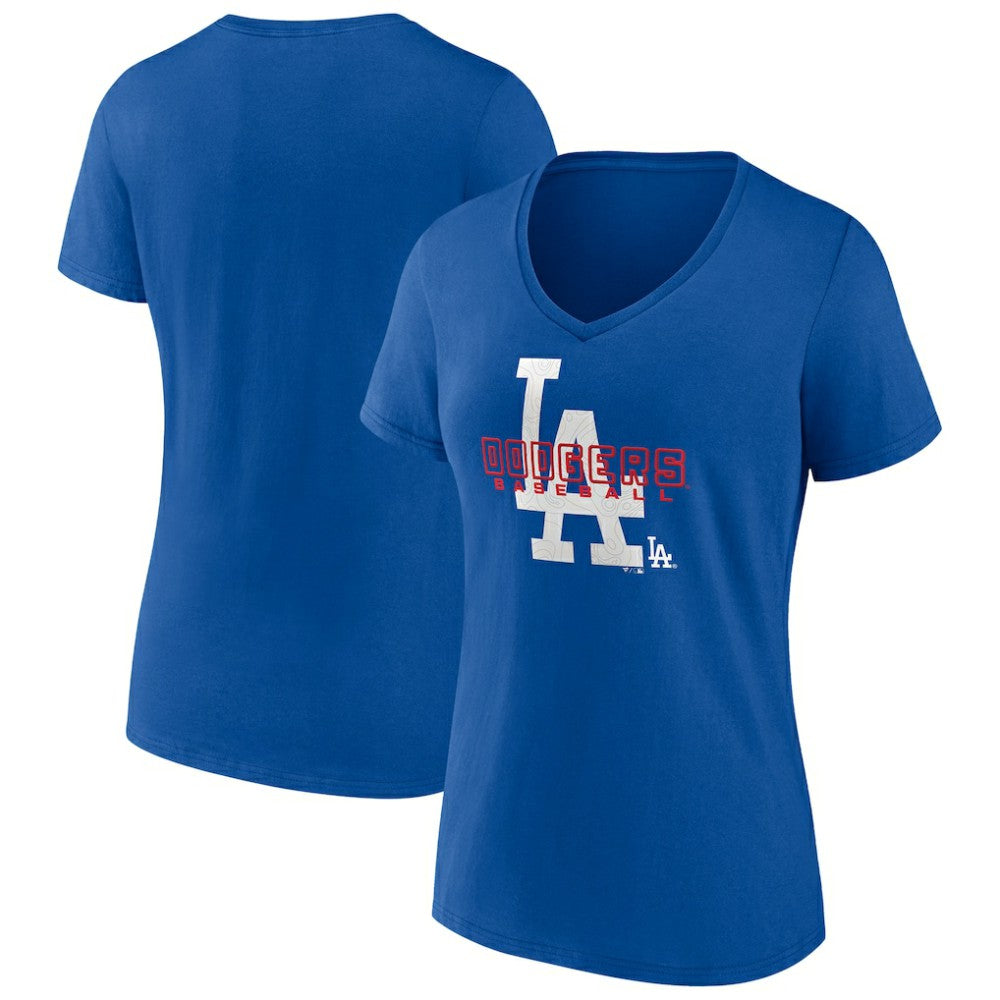 Los Angeles Dodgers Women's Stellar V-Neck T-Shirt Near Me