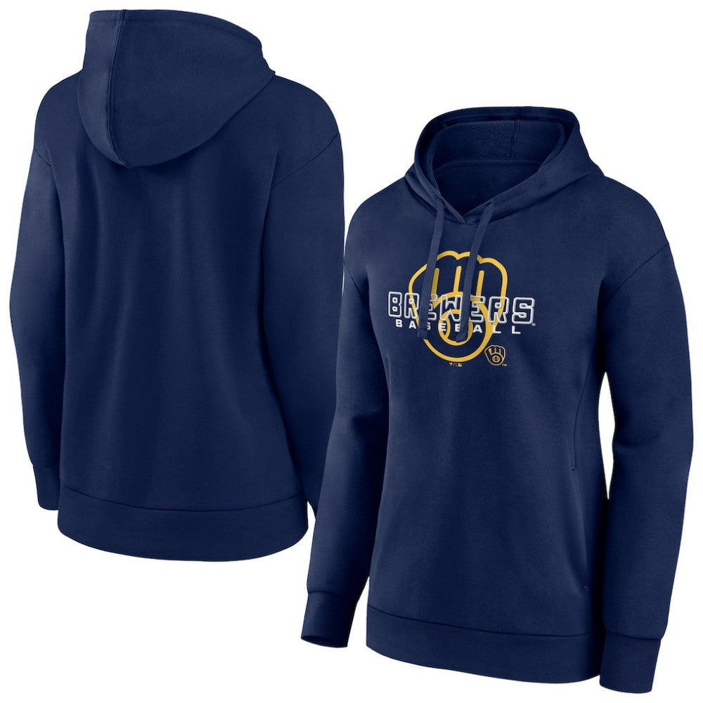 Milwaukee Brewers Women's Stellar Pullover Hoodie Near Me