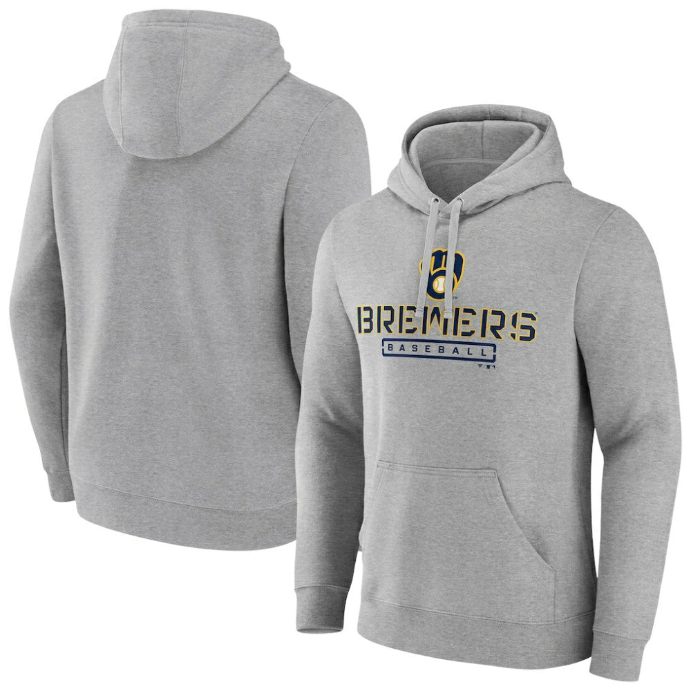 Milwaukee Brewers Evanston Stencil Pullover Hoodie Discount