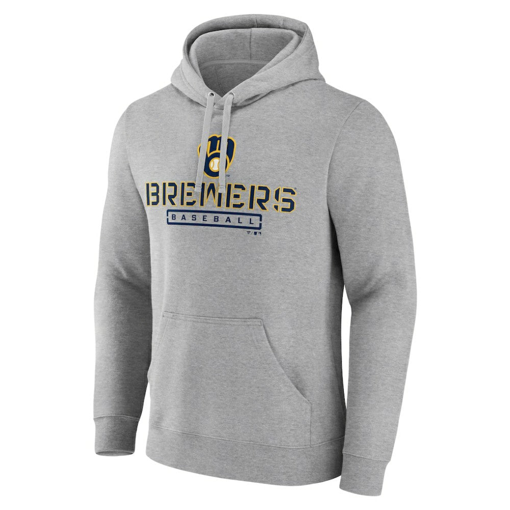 Milwaukee Brewers Evanston Stencil Pullover Hoodie Discount