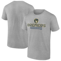Milwaukee Brewers Evanston Stencil T-Shirt Discount