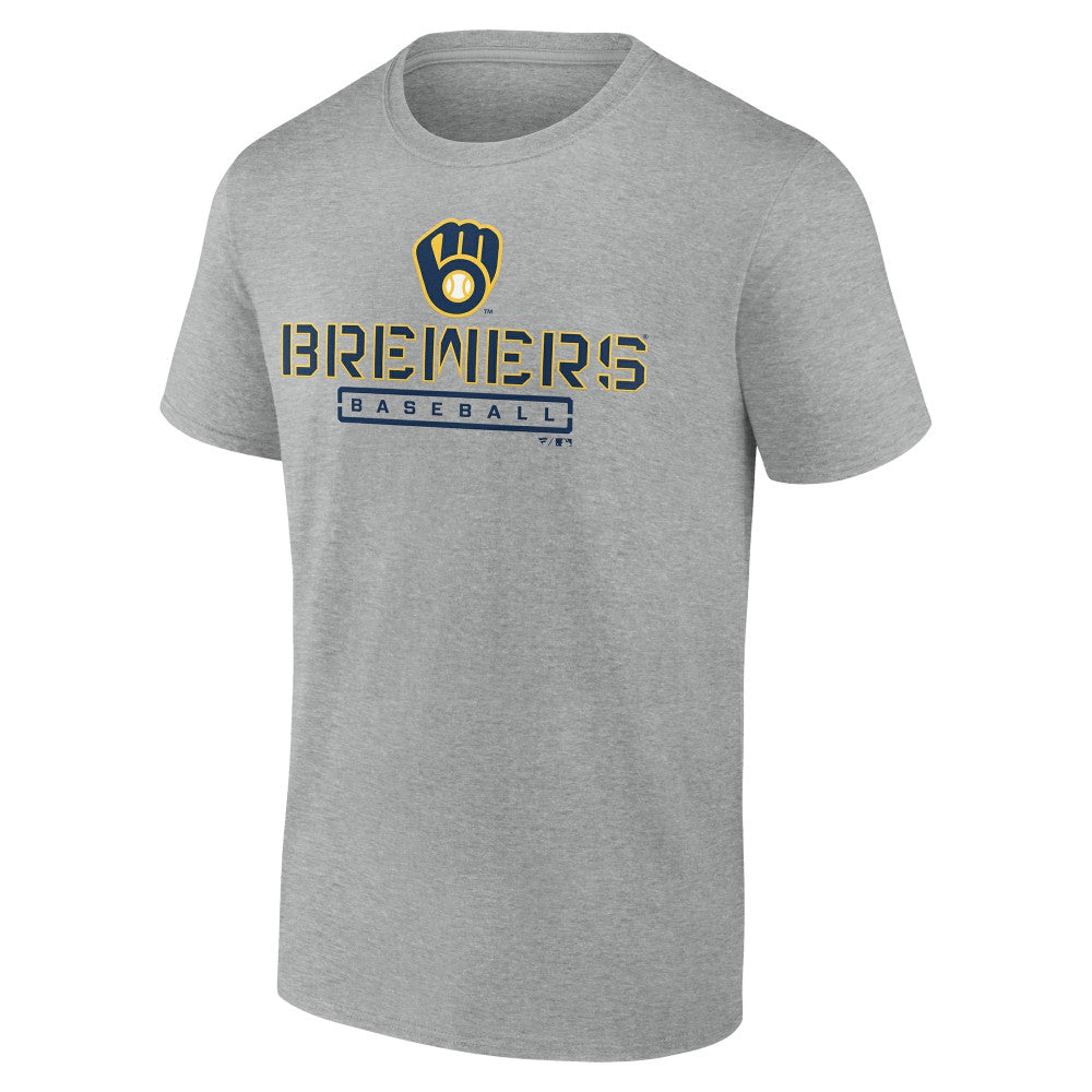 Milwaukee Brewers Evanston Stencil T-Shirt Discount