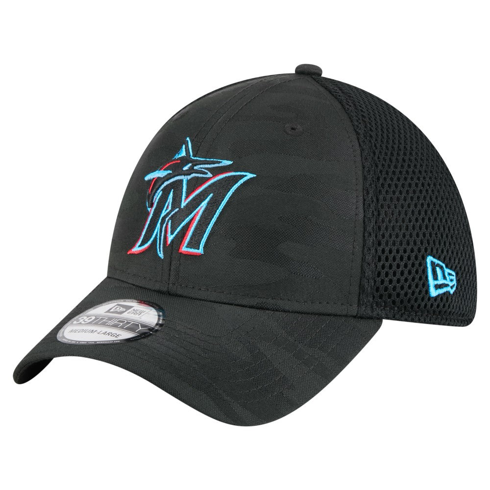 Miami Marlins New Era Subtle Camo 39THIRTY Flex Hat Outlet