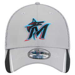 Miami Marlins New Era Linear 39THIRTY Flex Hat Outlet