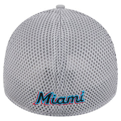 Miami Marlins New Era Linear 39THIRTY Flex Hat Outlet