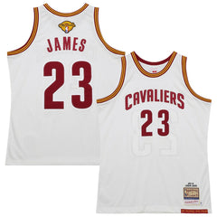 Mitchell & Ness LeBron James Cleveland Cavaliers 2015/16 Hardwood Classics Authentic Jersey White