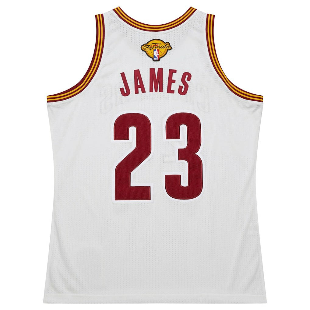Mitchell & Ness LeBron James Cleveland Cavaliers 2015/16 Hardwood Classics Authentic Jersey White