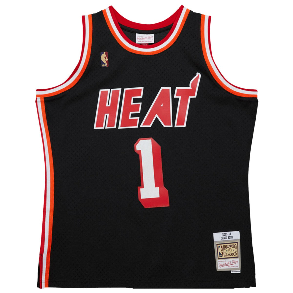 Mitchell & Ness Chris Bosh Miami Heat 2013/14 Hardwood Classics Swingman Jersey Black