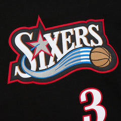 Mitchell & Ness Allen Iverson Philadelphia 76ers Name & Number Pullover Hoodie Black