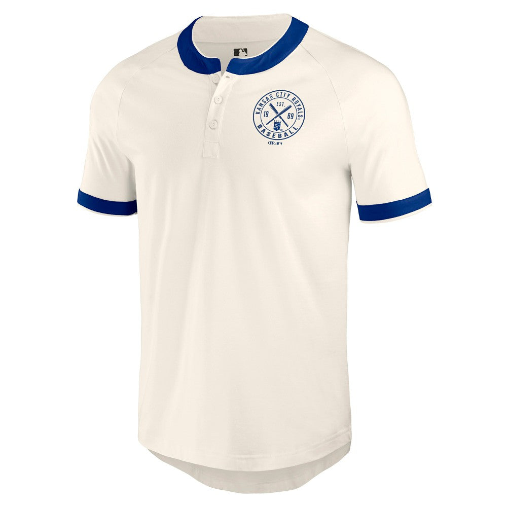 Kansas City Royals Darius Rucker Collection by Fanatics Henley Raglan T-Shirt Outlet
