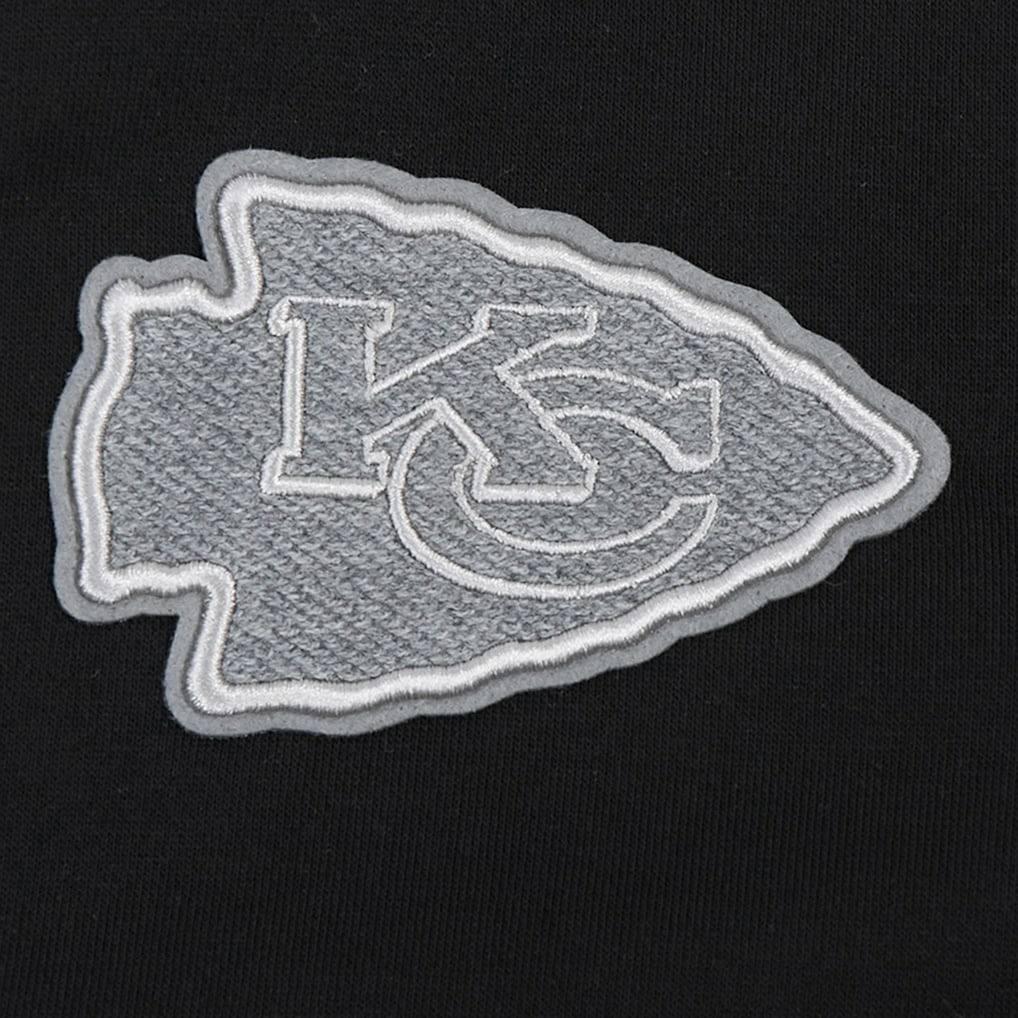 Kansas City Chiefs Pro Standard Women's Reverse French Terry Colorblock Full-Zip Hoodie - Gray - NFL