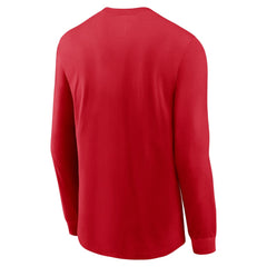 Cincinnati Reds Nike Local Logo Swoosh Lockup Long Sleeve T-Shirt Near Me