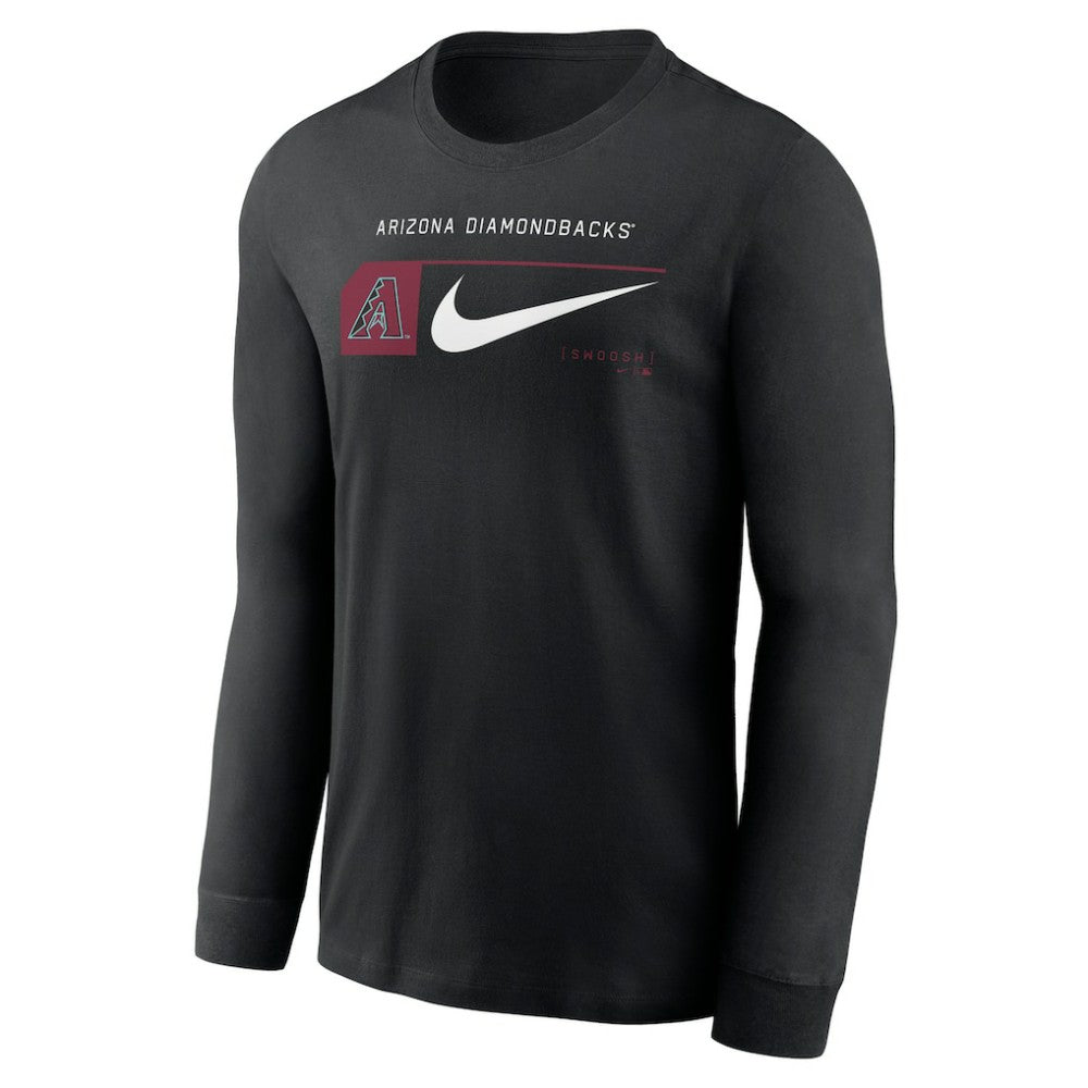 Arizona Diamondbacks Nike Local Logo Swoosh Lockup Long Sleeve T-Shirt Discount