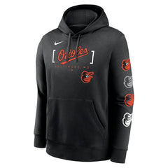 Baltimore Orioles Nike Club Stack Pullover Hoodie Sale