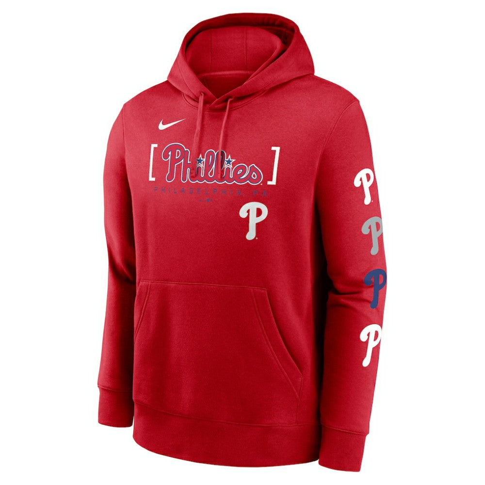 Philadelphia Phillies Nike Club Stack Pullover Hoodie Discount