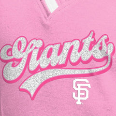 San Francisco Giants New Era Girls Youth Mommy & Me Raglan V-Neck T-Shirt Discount
