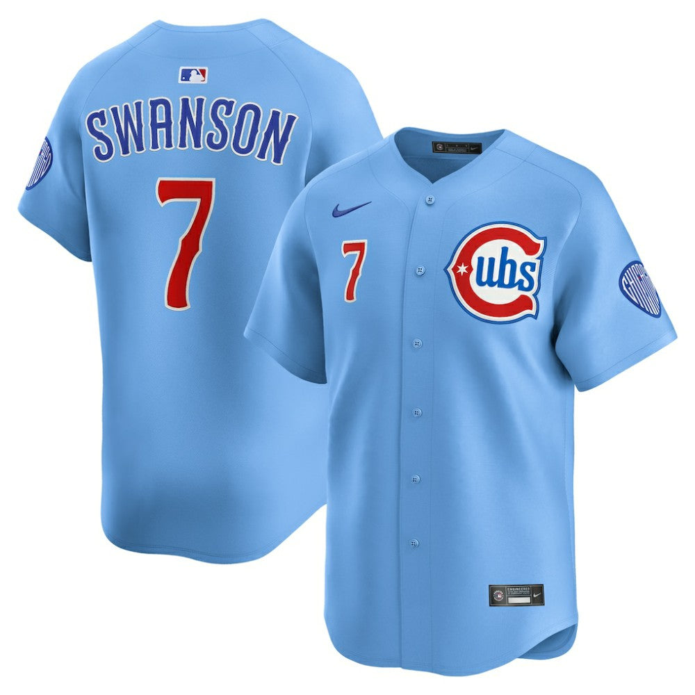 Dansby Swanson Chicago Cubs Nike 2nd Alternate Limited Player Jersey for sale