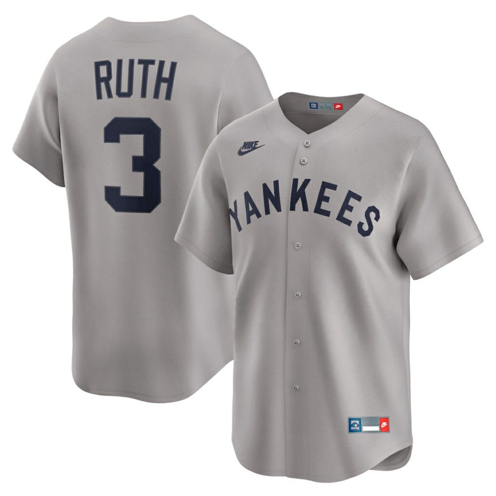 Babe Ruth New York Yankees Nike Throwback Cooperstown Collection Limited Jersey for sale