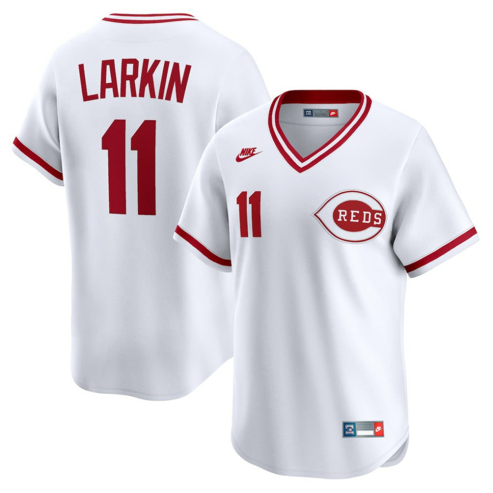 Barry Larkin Cincinnati Reds Nike Throwback Cooperstown Collection Limited Jersey Online