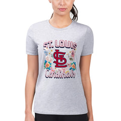 St. Louis Cardinals G-III 4Her by Carl Banks Women's Super-Slim Fit Lightweight Flowers Graphic T-Shirt for sale