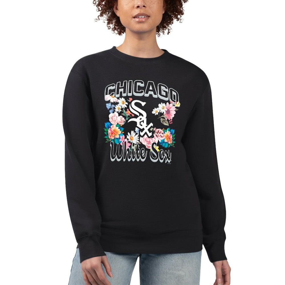 Chicago White Sox G-III 4Her by Carl Banks Women's Flowers Graphic Pullover Sweatshirt Near Me
