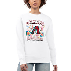 Arizona Diamondbacks G-III 4Her by Carl Banks Women's Flowers Graphic Pullover Sweatshirt for sale