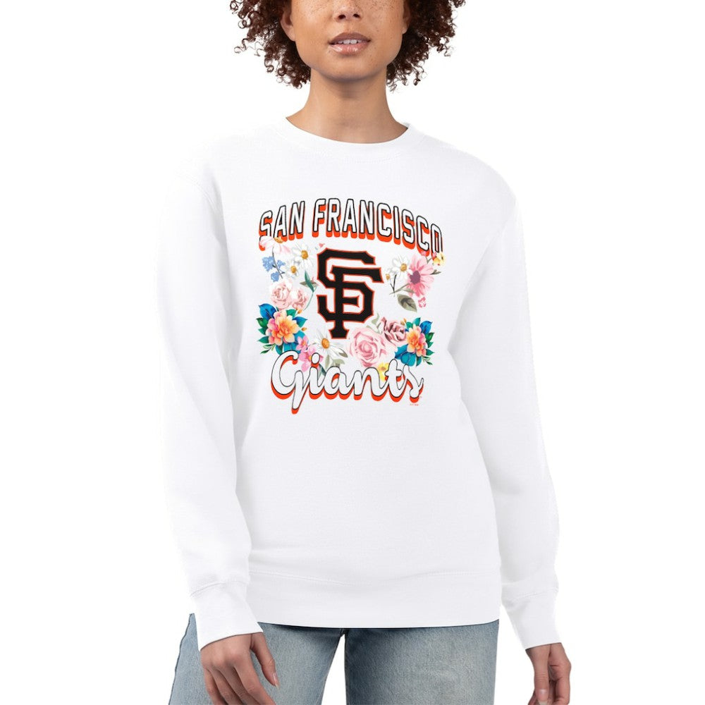 San Francisco Giants G-III 4Her by Carl Banks Women's Flowers Graphic Pullover Sweatshirt for sale