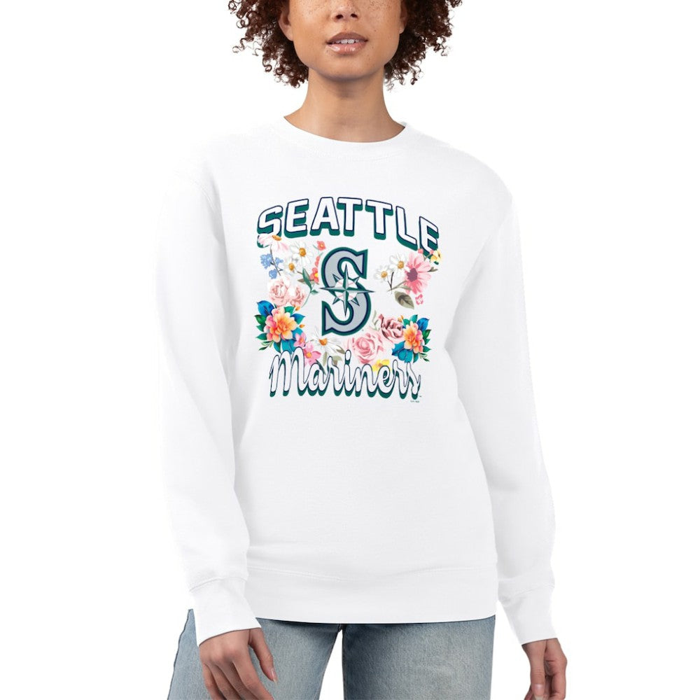 Seattle Mariners G-III 4Her by Carl Banks Women's Flowers Graphic Pullover Sweatshirt Near Me