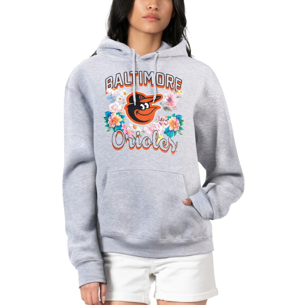 Baltimore Orioles G-III 4Her by Carl Banks Women's Flowers Graphic Pullover Hoodie Discount
