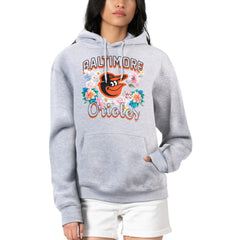 Baltimore Orioles G-III 4Her by Carl Banks Women's Flowers Graphic Pullover Hoodie Discount