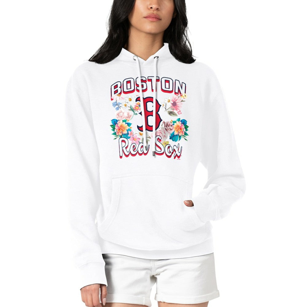 Boston Red Sox G-III 4Her by Carl Banks Women's Flowers Graphic Pullover Hoodie for sale