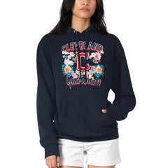 Cleveland Guardians G-III 4Her by Carl Banks Women's Flowers Graphic Pullover Hoodie Sale