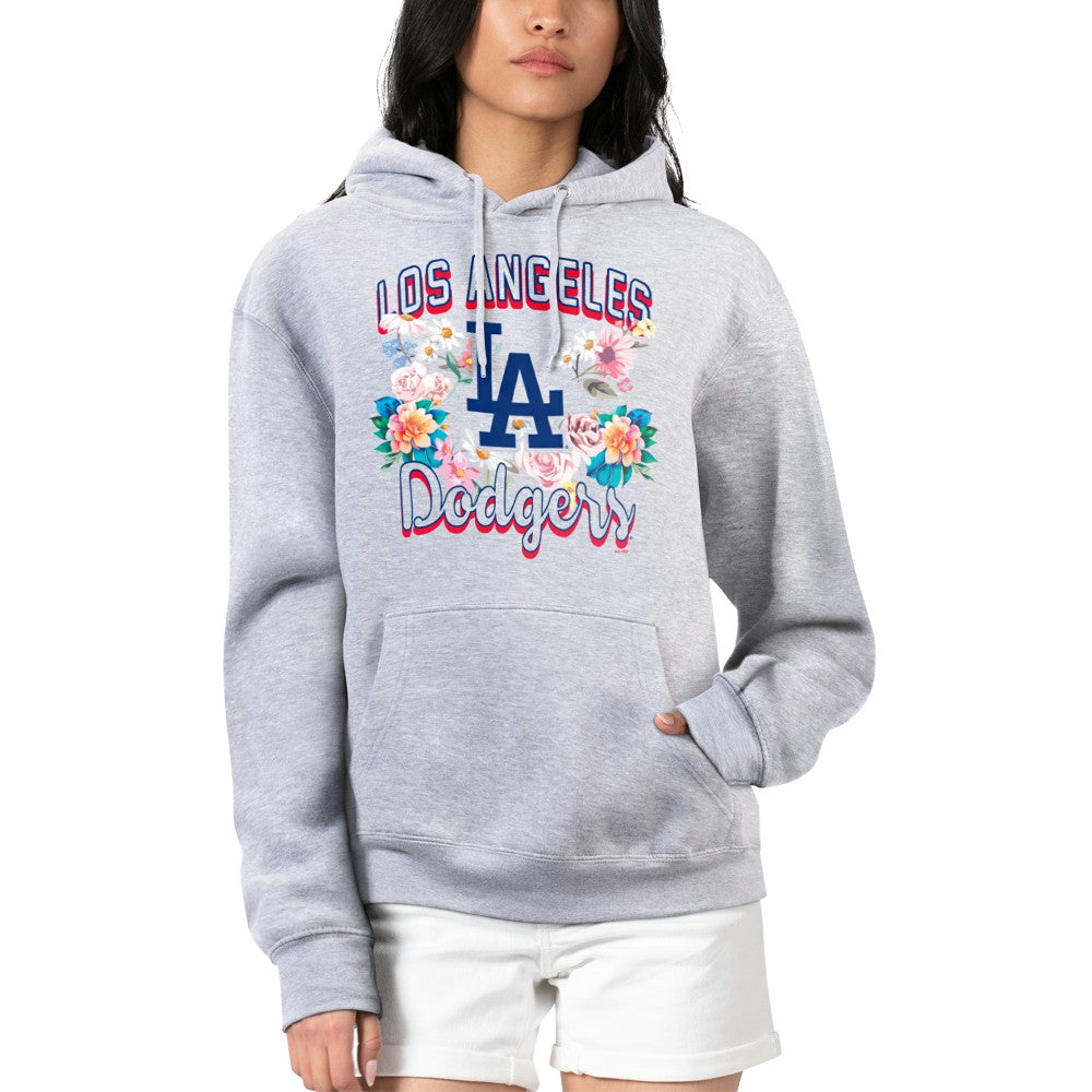 Los Angeles Dodgers G-III 4Her by Carl Banks Women's Flowers Graphic Pullover Hoodie for sale