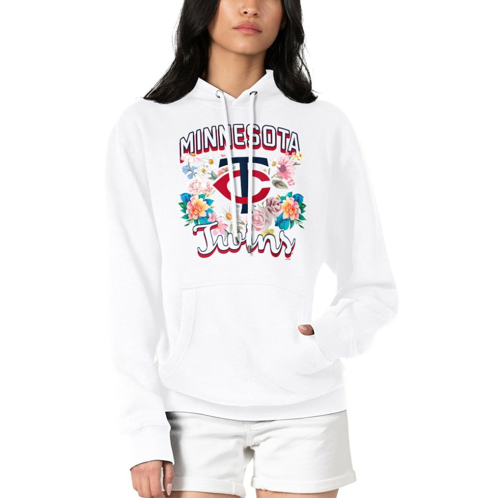 Minnesota Twins G-III 4Her by Carl Banks Women's Flowers Graphic Pullover Hoodie Outlet