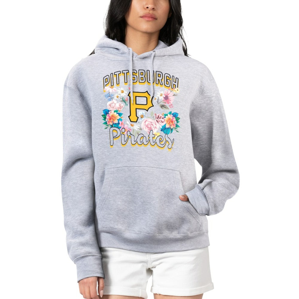 Pittsburgh Pirates G-III 4Her by Carl Banks Women's Flowers Graphic Pullover Hoodie Sale