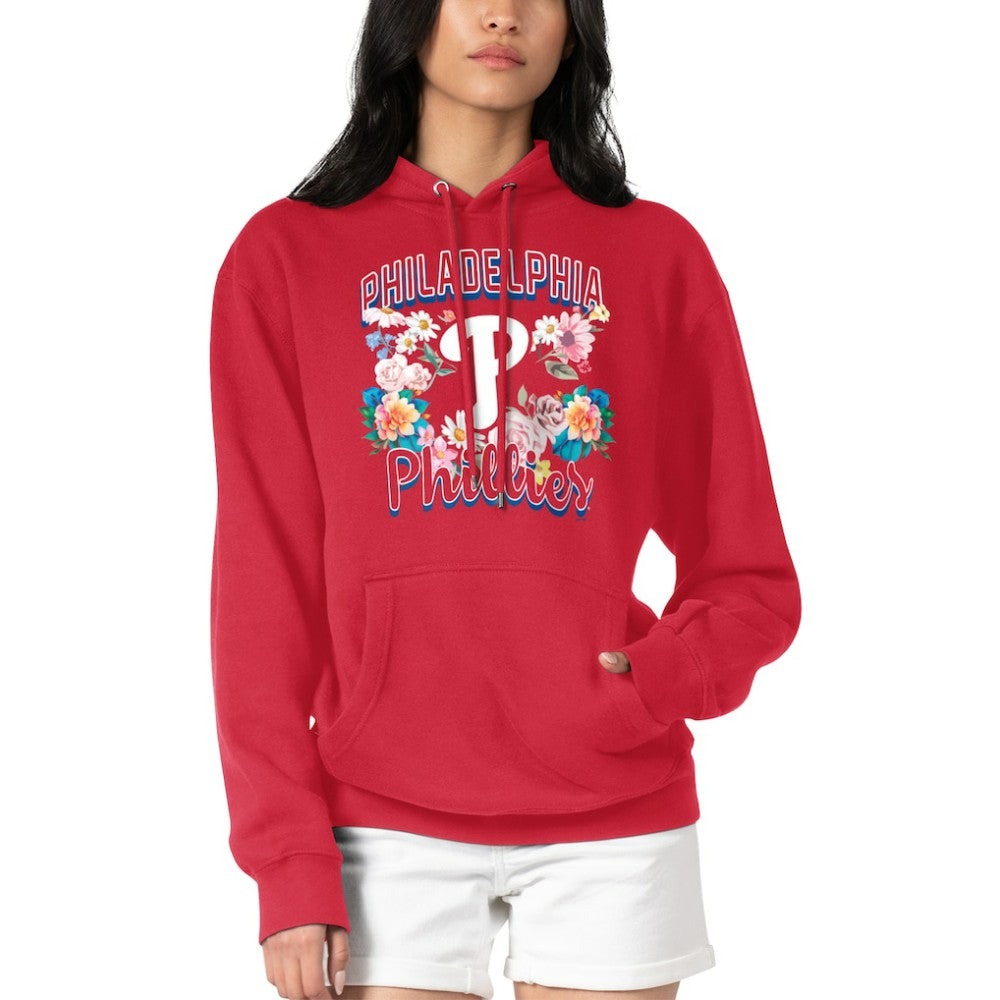Philadelphia Phillies G-III 4Her by Carl Banks Women's Flowers Graphic Pullover Hoodie Online