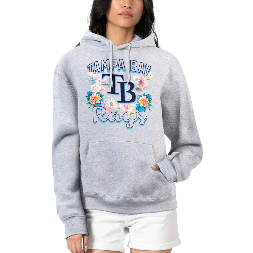Tampa Bay Rays G-III 4Her by Carl Banks Women's Flowers Graphic Pullover Hoodie Online