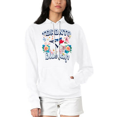 Toronto Blue Jays G-III 4Her by Carl Banks Women's Flowers Graphic Pullover Hoodie Online