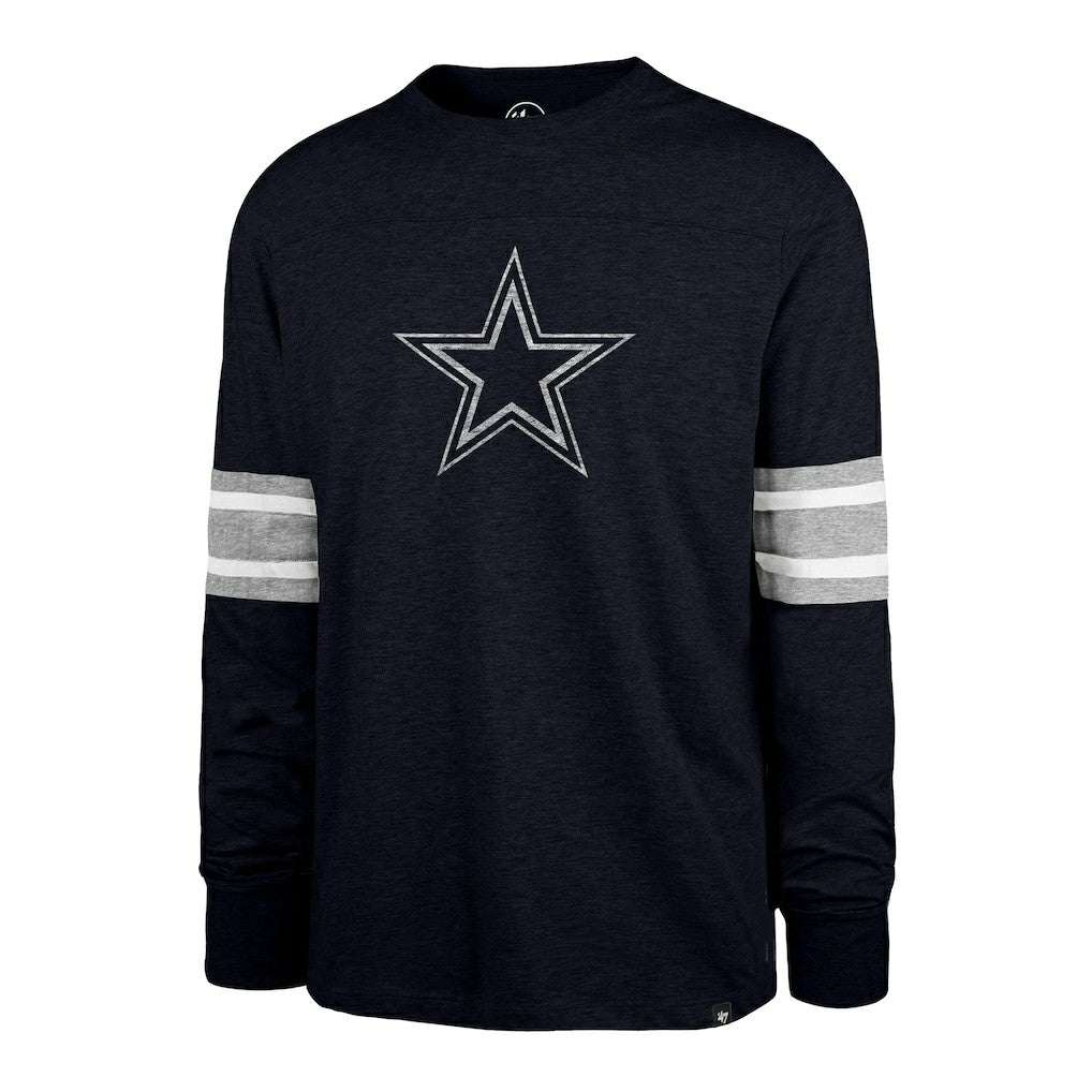 Dallas Cowboys '47 Premier Brex Long Sleeve T-Shirt - Navy - 47 brand